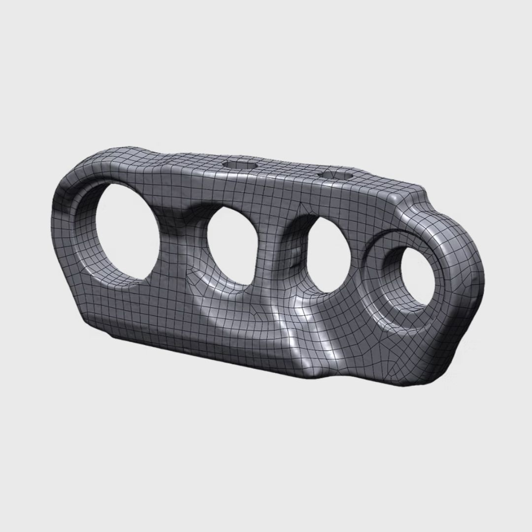 Auto surfaced Scan to CAD example