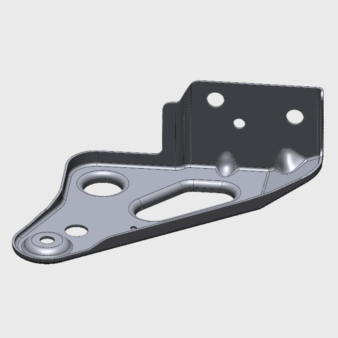 Reconstructed engineering CAD model